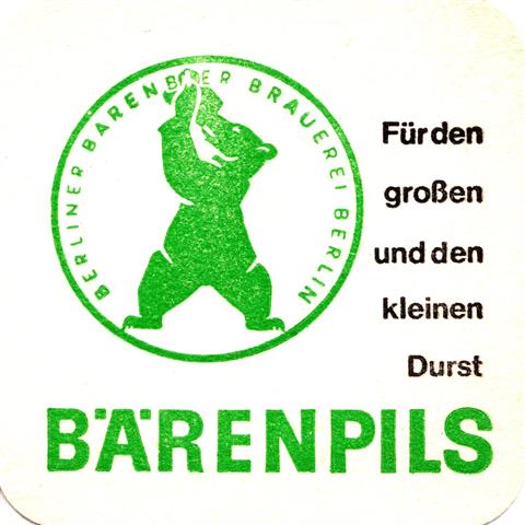 berlin b-be b�renbier f�r den 1a (quad190-b�renpils-schwarzgr�n)